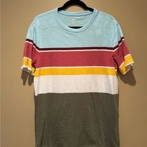 GAP Blue and Red Short Sleeve Tee